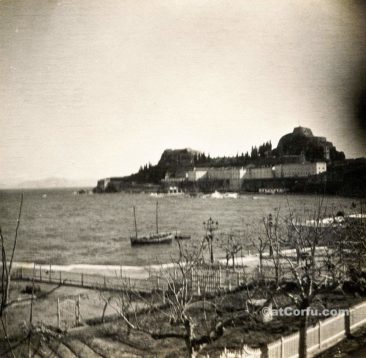 Korfu alte Fotos-alte Festung 1915