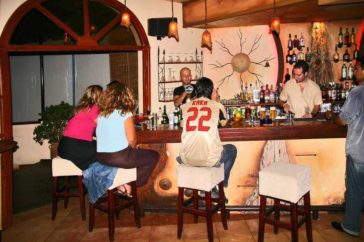 Sunshine bar in Benitses