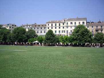 North Spianada square in Corfu